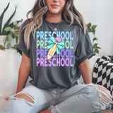 Preschool Bookworm Repeat Checker Pencil Digital Download
