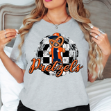 Pretzels Checkered Background PNG Digital Download