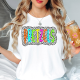 Pretzels Neon Dot Team Spirit PNG Digital Download