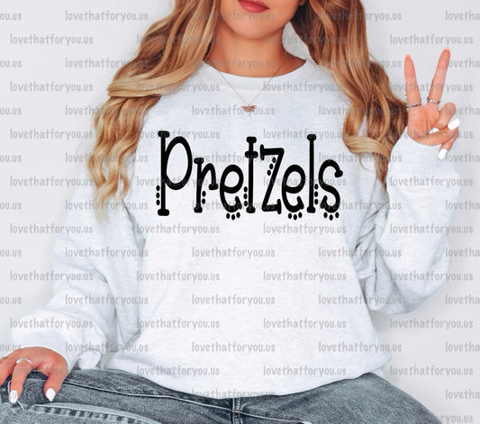 Pretzels Dotted Doodle Digital Download