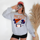 Pretzels Football Retrocollage Digital Download