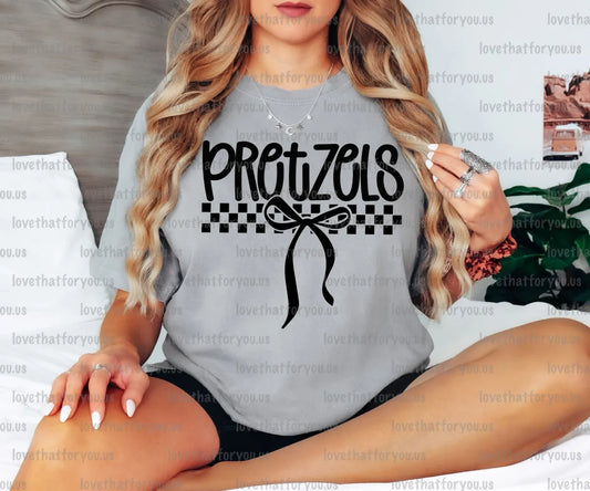 Pretzels Simple Bow PNG Digital Download