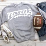 Pretzels White Football Arched Digital Download
