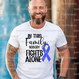 Purple Ribbon In this Family No One Fights Alone Digital Download