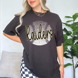 Raiders Black/Vegas Gold Baseball Halftone Digital Download