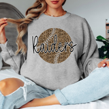 Raiders Leopard Baseball Black & White Digital Download
