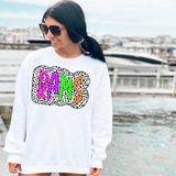 Rams Neon Dot Team Spirit PNG Digital Download