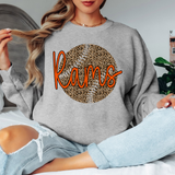 Rams Leopard Baseball Orange & Black Digital Download