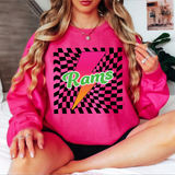 Rams Checker Neon Bolt Digital Download
