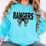 Rangers Coquette Checker Bow Digital Download