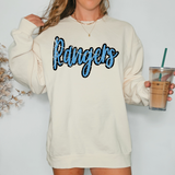 Rangers Crackle Cursive Teams Digital Download