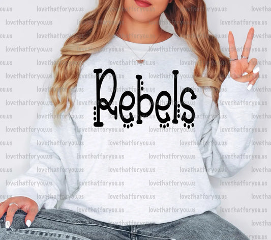 Rebels Dotted Doodle Digital Download
