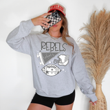 Rebels Football Retrocollage Digital Download