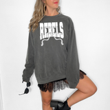 Rebels Team Arch with Bow White/Light Gray Digital Download