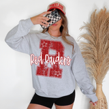 Red Raiders Stripes Varsity Team Digital Download