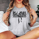Red Devils Simple Bow PNG Digital Download