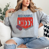Red Hawks Cheer Glitter Digital Download