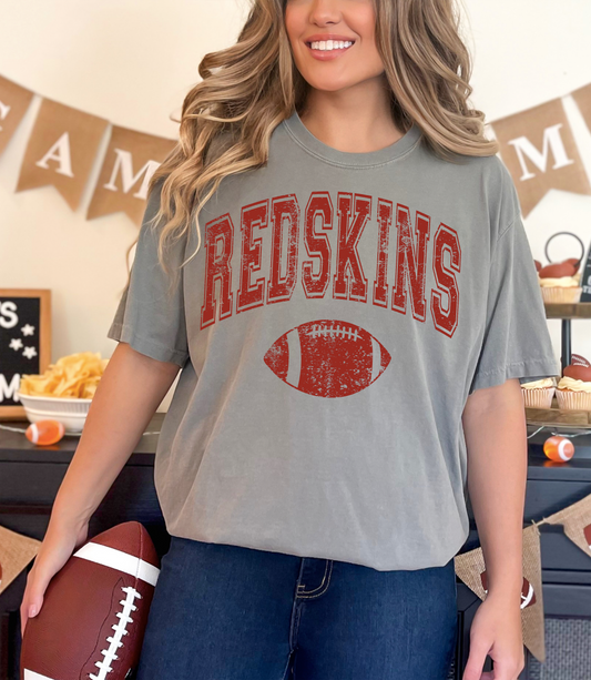 Arch Redskins Football Distressed PNG Digital Download