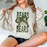 Bears Repeat Camo Green Bow Digital Download