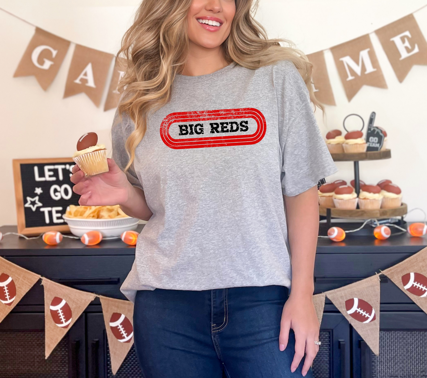 Big Reds Retro Oval Digital Download