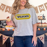 Retro Oval Wildcats PNG Digital Download