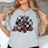 Rockets Checkered Background PNG Digital Download