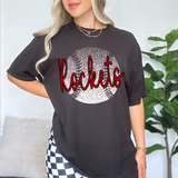 Rockets Red Baseball Halftone Digital Download