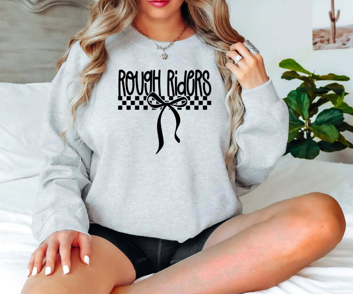 Rough Riders Simple Bow PNG Digital Download