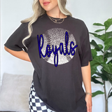 Royals Baseball Halftone Digital Download