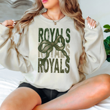 Royals Repeat Camo Green Bow Digital Download