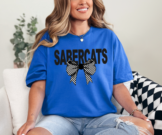 Sabercats Coquette Checker Bow Digital Download