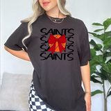 Saints Basketball Bow Team Repeat Black Digital Download