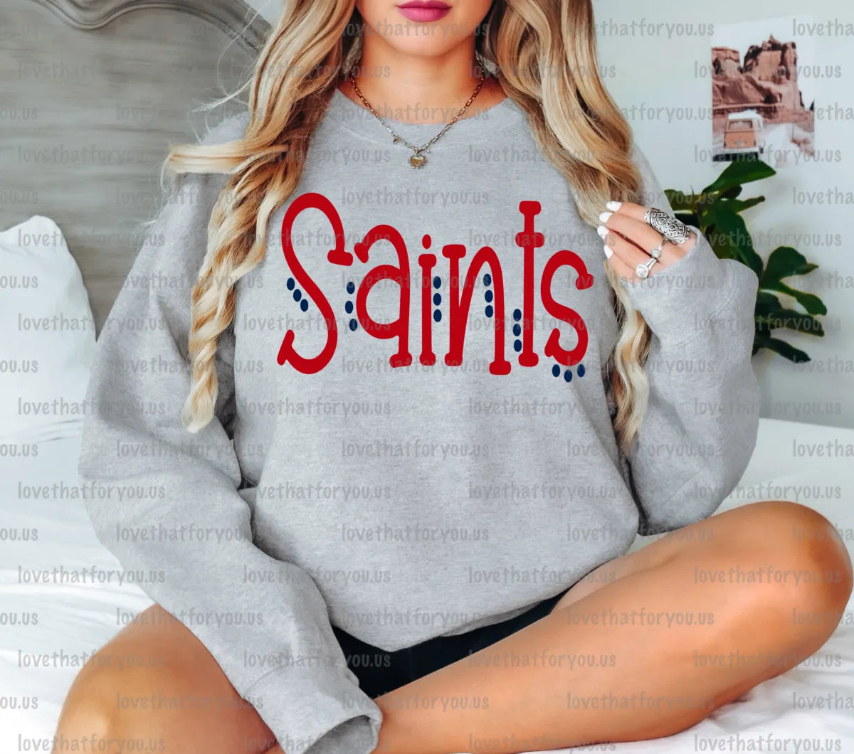 Saints Dotted Doodle Digital Download