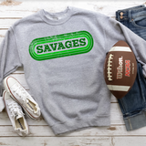 Savages Retro Team Oval Digital Download