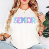 Senior Bookworm Back to School Pastel Colors Digital Download