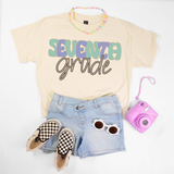 Seventh Grade Muted Color Back to School Digital Download