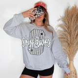 Skyhawks Stripes Varsity Team Digital Download