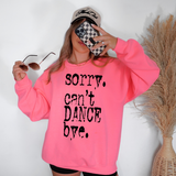 Sorry Can't Dance Bye Mystery Black Digital Download