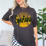 Spartans Dark Green Softball Halftone Digital Download