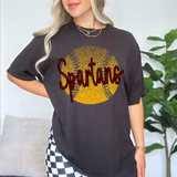 Spartans Maroon Softball Halftone Digital Download