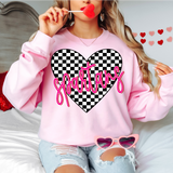 Spartans Valentine Checker Heart Digital Download