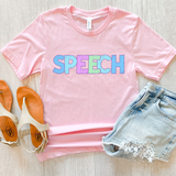 Speech Bookworm Back to School Pastel Colors Digital Download