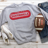 Squirrels Retro Team Oval Digital Download