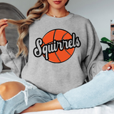 Squirrels Retro Basketball Digital Download