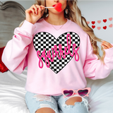 Squirrels Valentine Checker Heart Digital Download