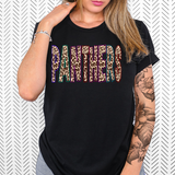 Panthers Taupe Leopard Neon PNG Digital Download