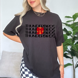 Thunderbirds Basketball Bow Team Repeat Black Digital Download