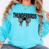 Thunderbirds Coquette Checker Bow Digital Download