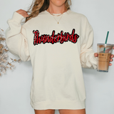 Thunderbirds Crackle Cursive Teams Digital Download