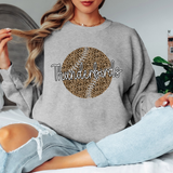 Thunderbirds Leopard Baseball White & Black Digital Download